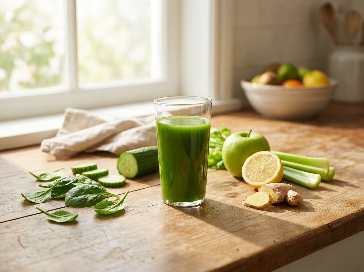 Jugo verde desintoxicante